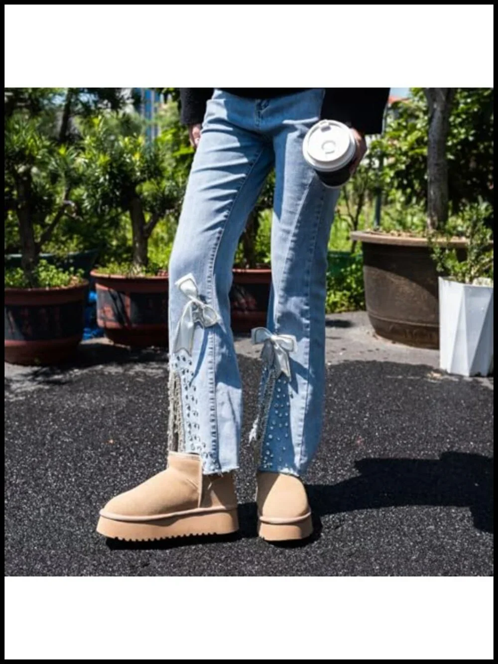 Genuine Suede Platform Snow Boots with Faux Fur Lining & Wool Insole, Women's